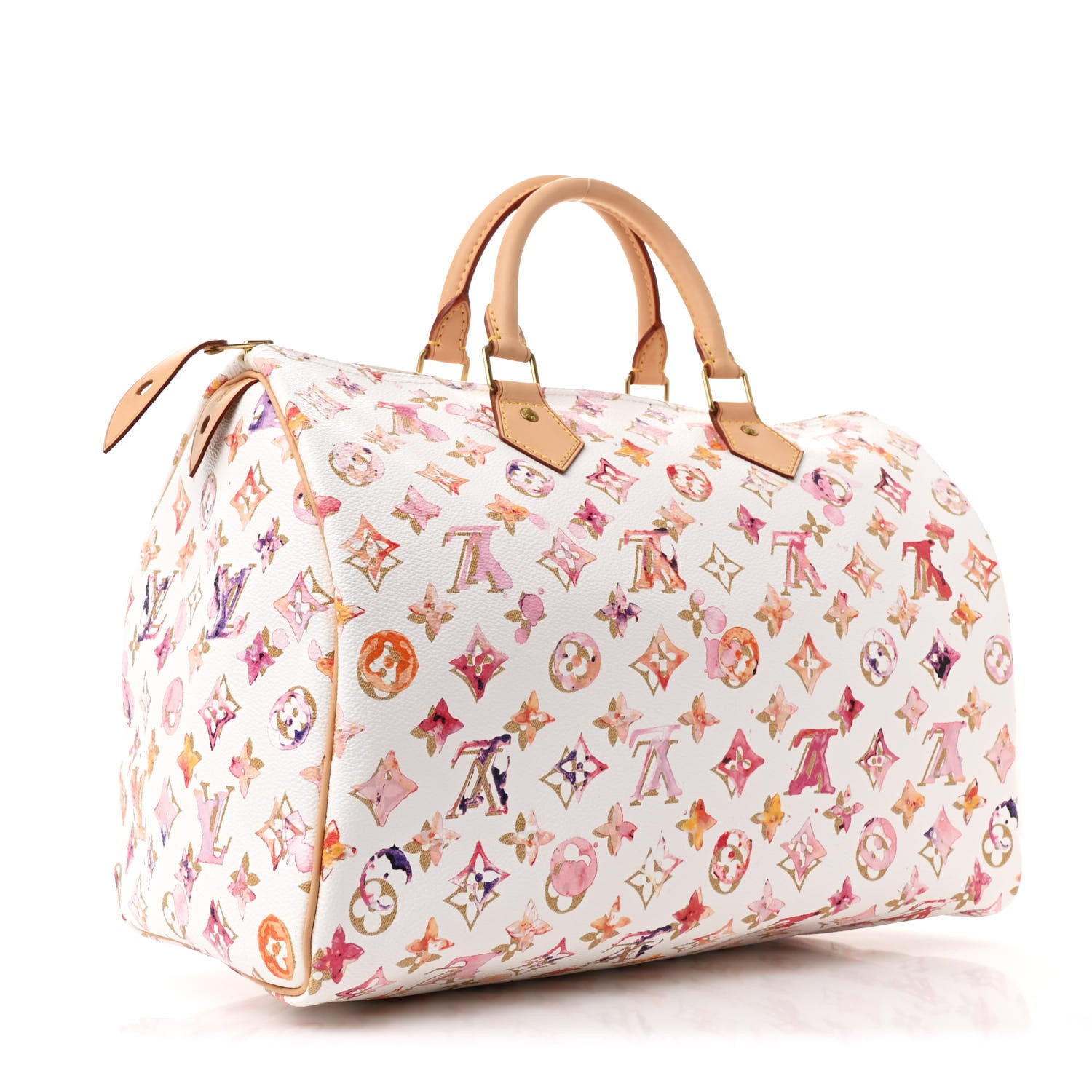 Louis Vuitton Watercolor Aquarelle Speedy 35 White 2 of 8
