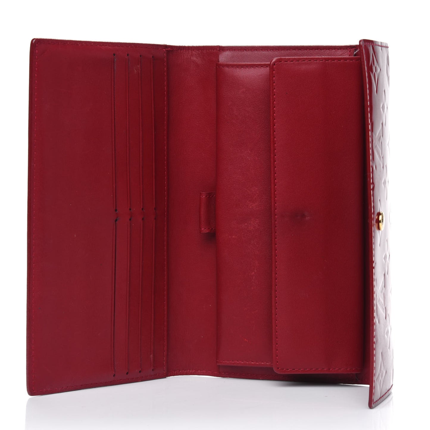 Vernis Porte Tresor International Wallet Pomme D'Amour
