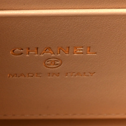 Chanel Caviar Quilted Coco Handle Clutch With Chain Beige 6 of 10