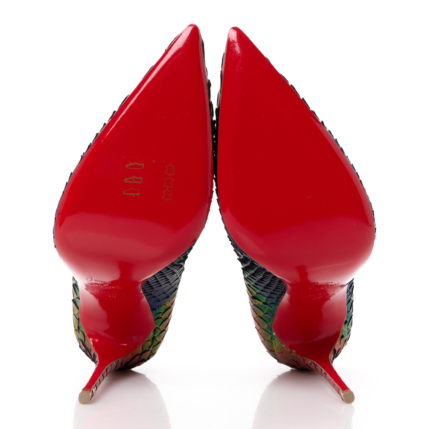 Metallic Snakekin So Kate 120 Pumps 38 Capucine