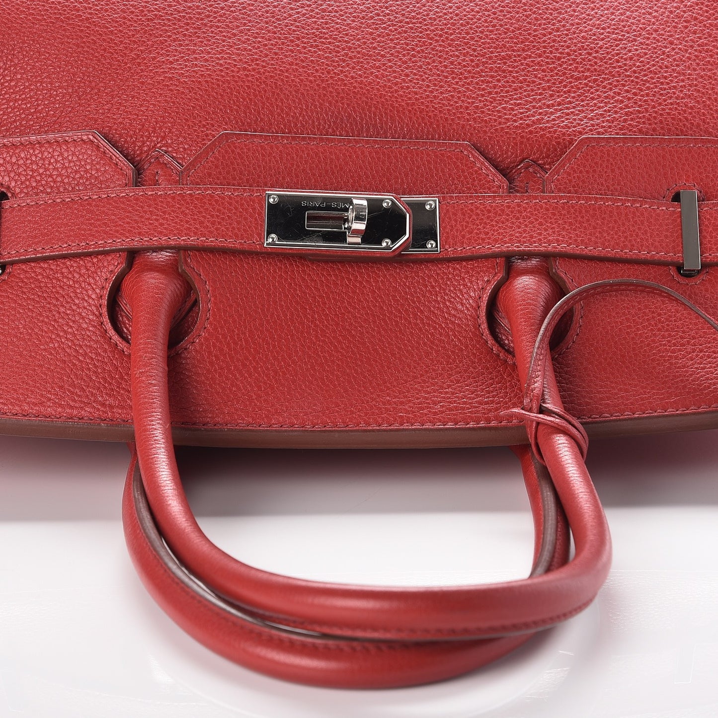 Taurillon Clemence JPG Shoulder Birkin II 42 Rouge Vif