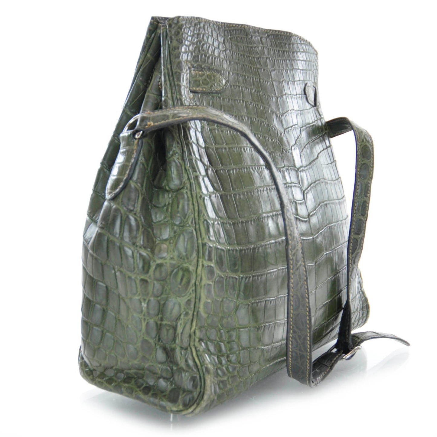 Matte Alligator SO KELLY 22 Green