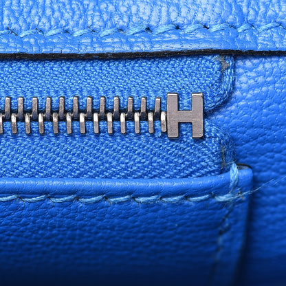 Hermes Togo Horseshoe Birkin 30 Bleu Nuit Bleu Hydra 14 of 30