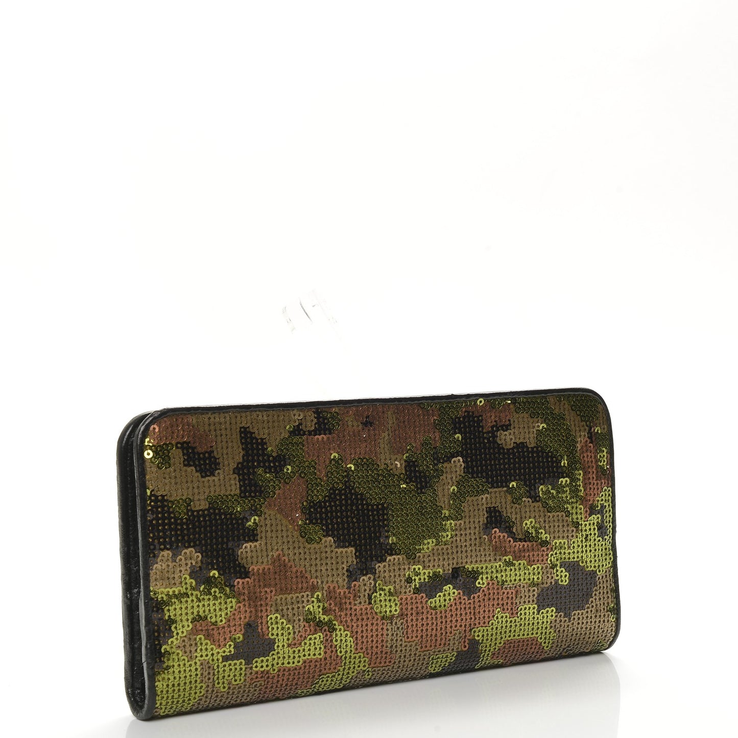 Sequin Camouflage Continental Wallet Mimetico