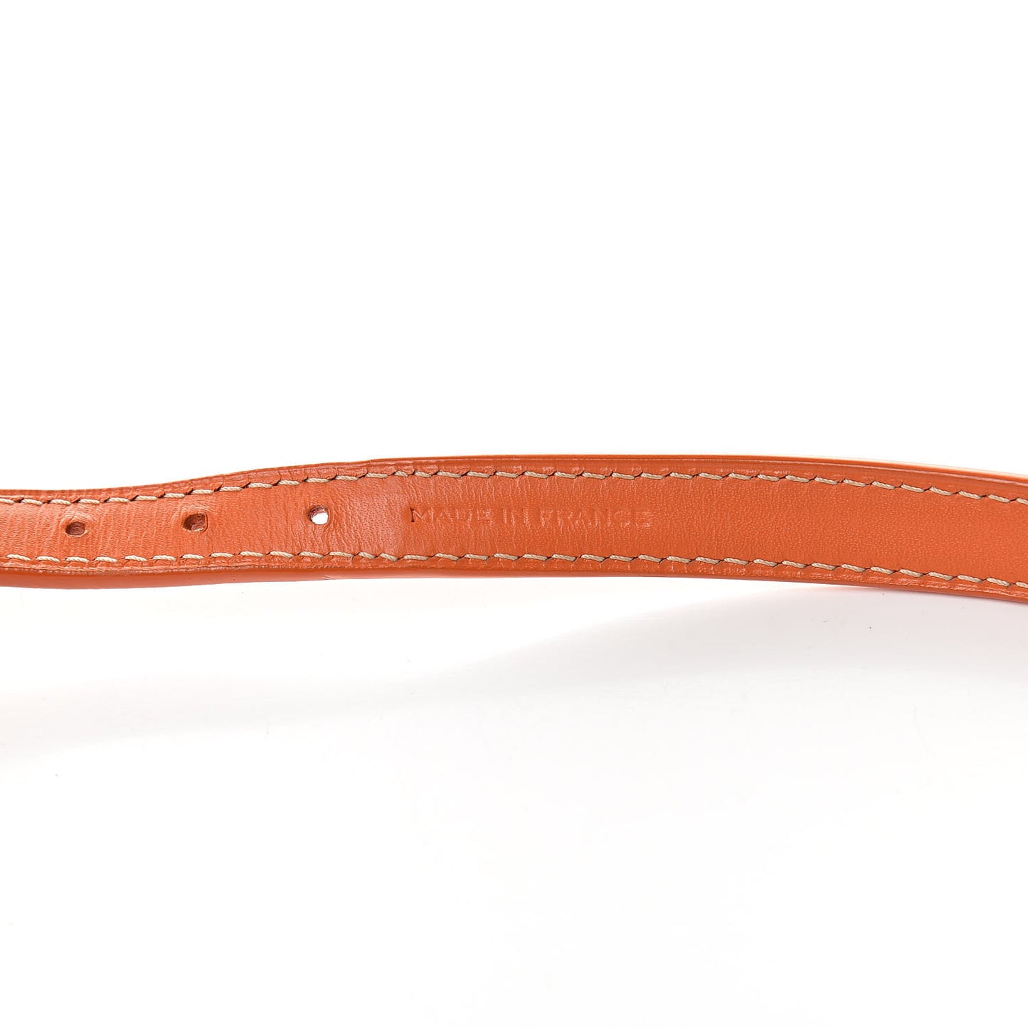 Goyardine Dog Collar Orange