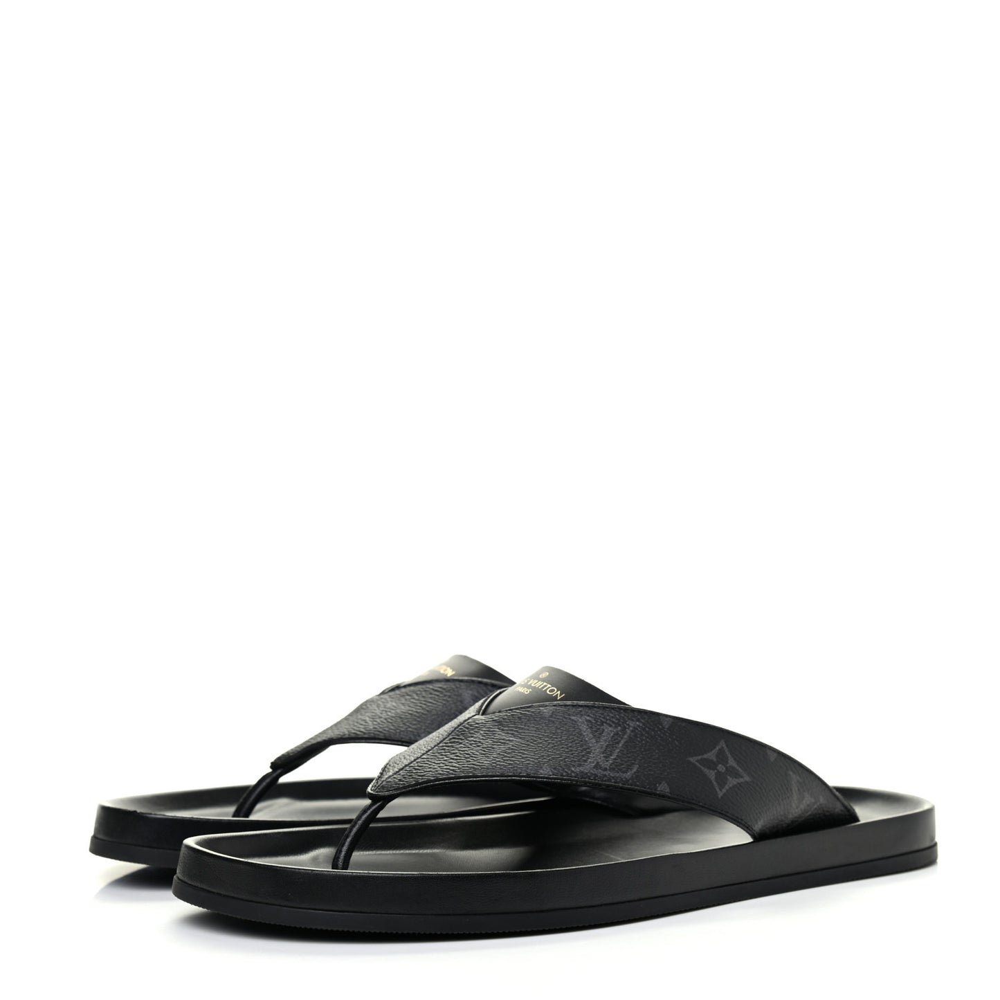 Monogram Eclipse Mens Mirabeau Thong Sandals 9.5