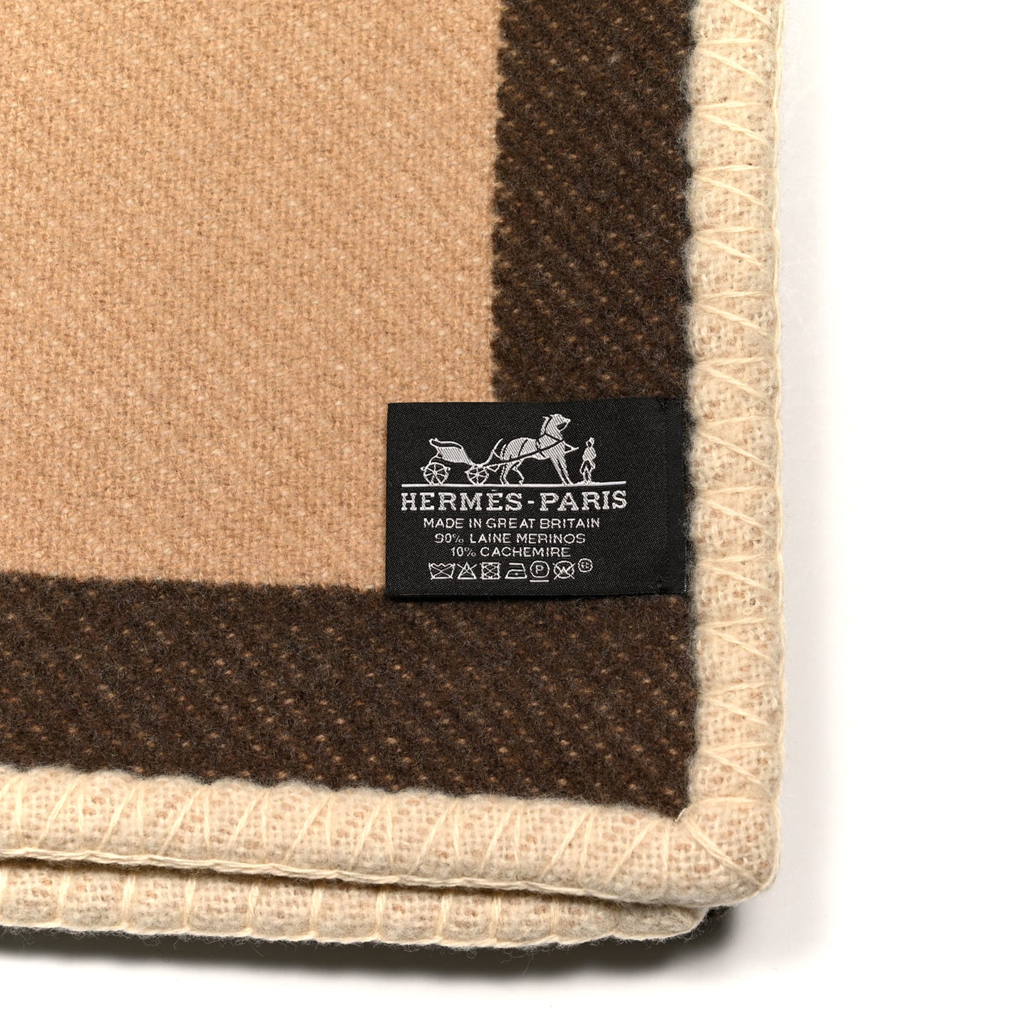Wool Cashmere Grand Tralala Blanket Etoupe
