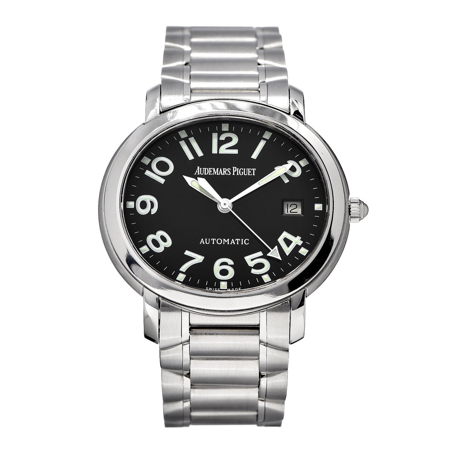 Stainless Steel 38mm Millenary Automatic Watch Black 15049ST.OO.1136ST.01