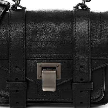 Proenza Schouler Lambskin Micro PS1 Satchel Black 8 of 10