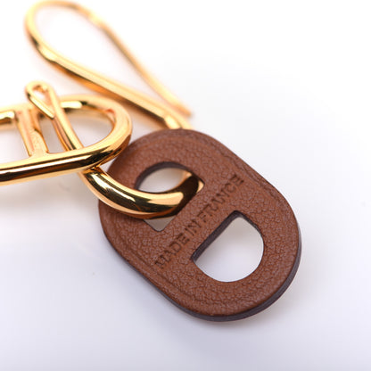 Hermes Swift O'Maillon Earrings Gold 4 of 9