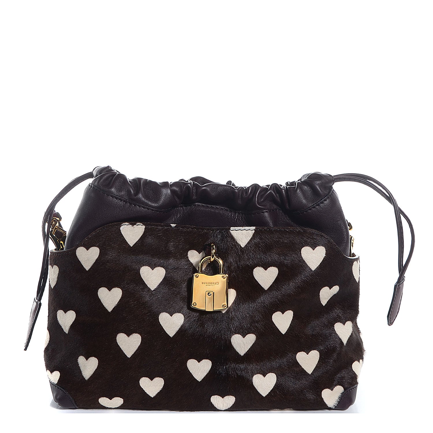 Burberry Calf Hair Little Crush Burgundy 1 of 13