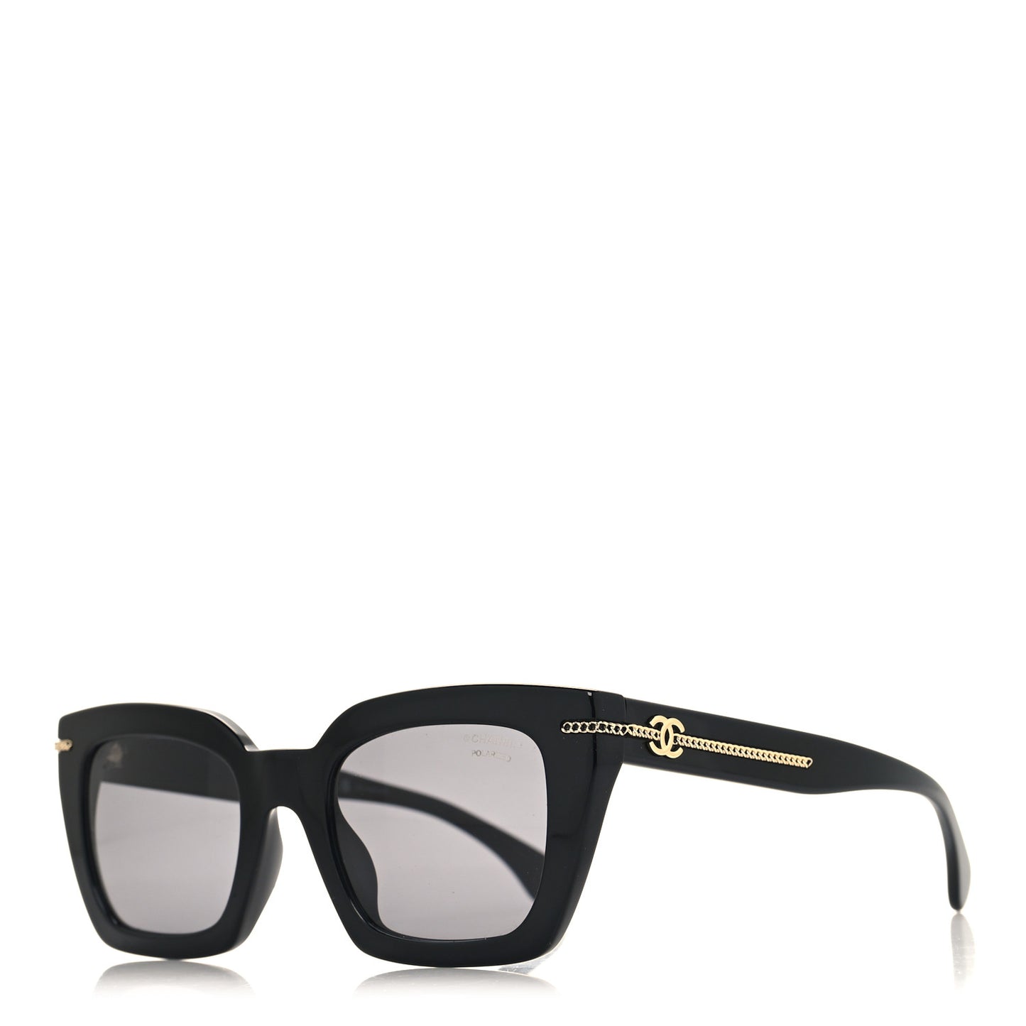 Acetate Square Sunglasses 5509-A Black