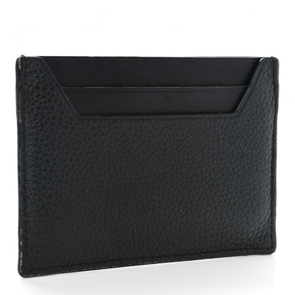 Loewe Soft Grained Calfskin Plain Card Holder Black 3 of 7