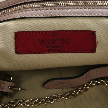 Valentino Garavani Grained Calfskin Va Va Voom Tote Sabbia 6 of 7