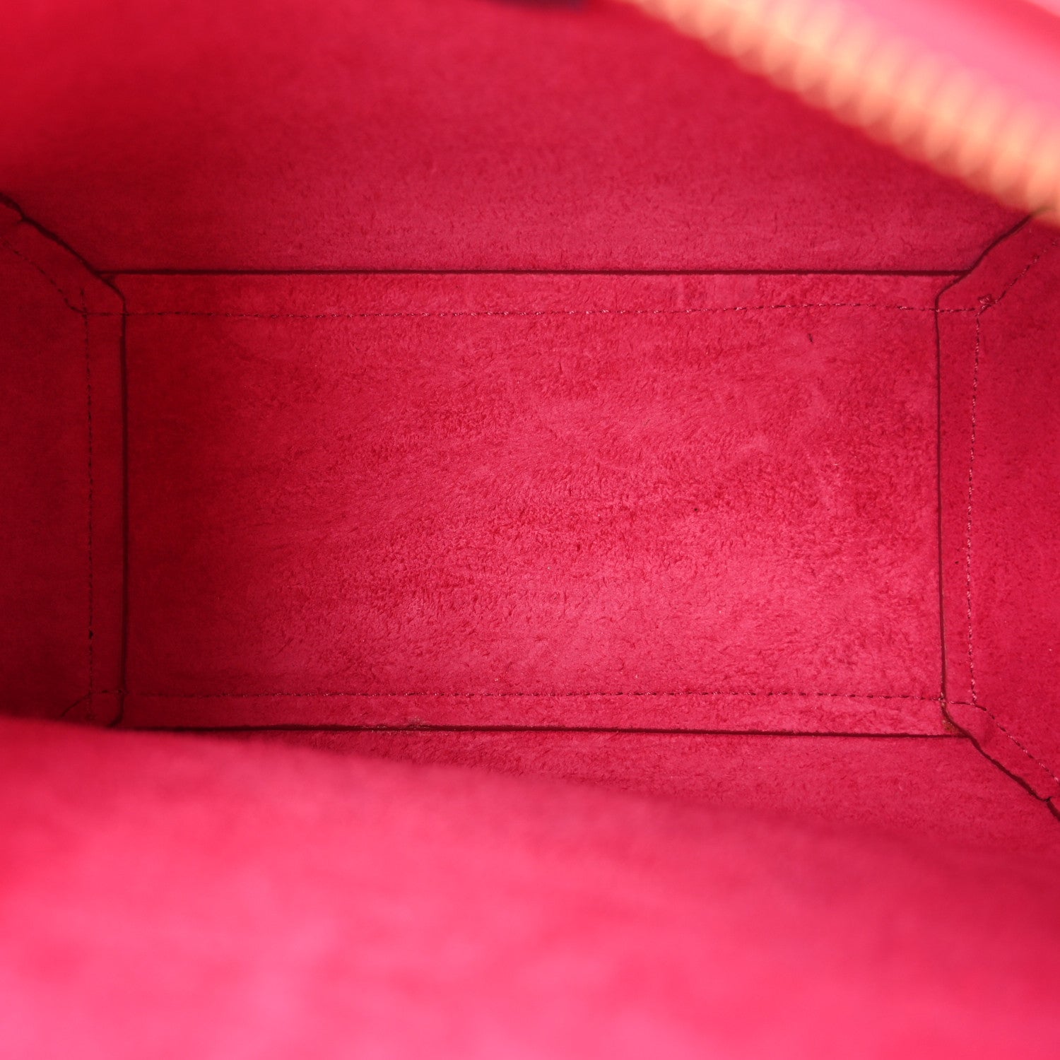 Celine Grained Calfskin Nano Belt Bag Raspberry 5 of 10