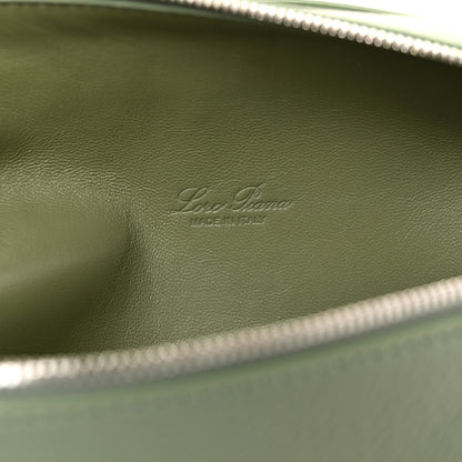 Loro Piana Grained Calfskin L19 Extra Pocket Pouch Sage Brush Leaves 7 of 10