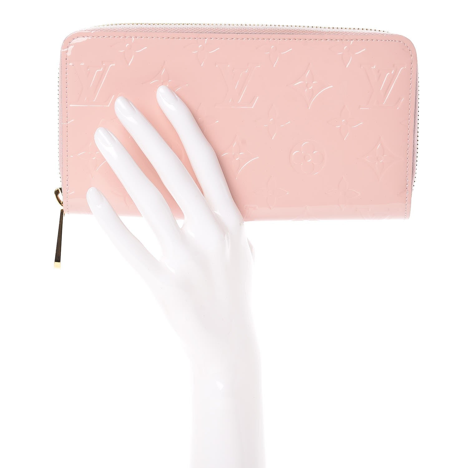Louis Vuitton Vernis Zippy Wallet Rose Ballerine 2 of 9