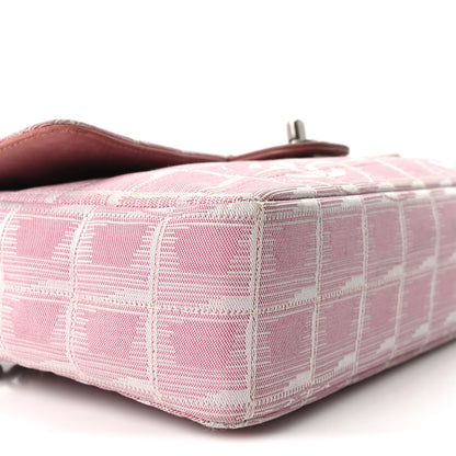 Chanel Nylon Medium Travel Flap Pink 8 of 9