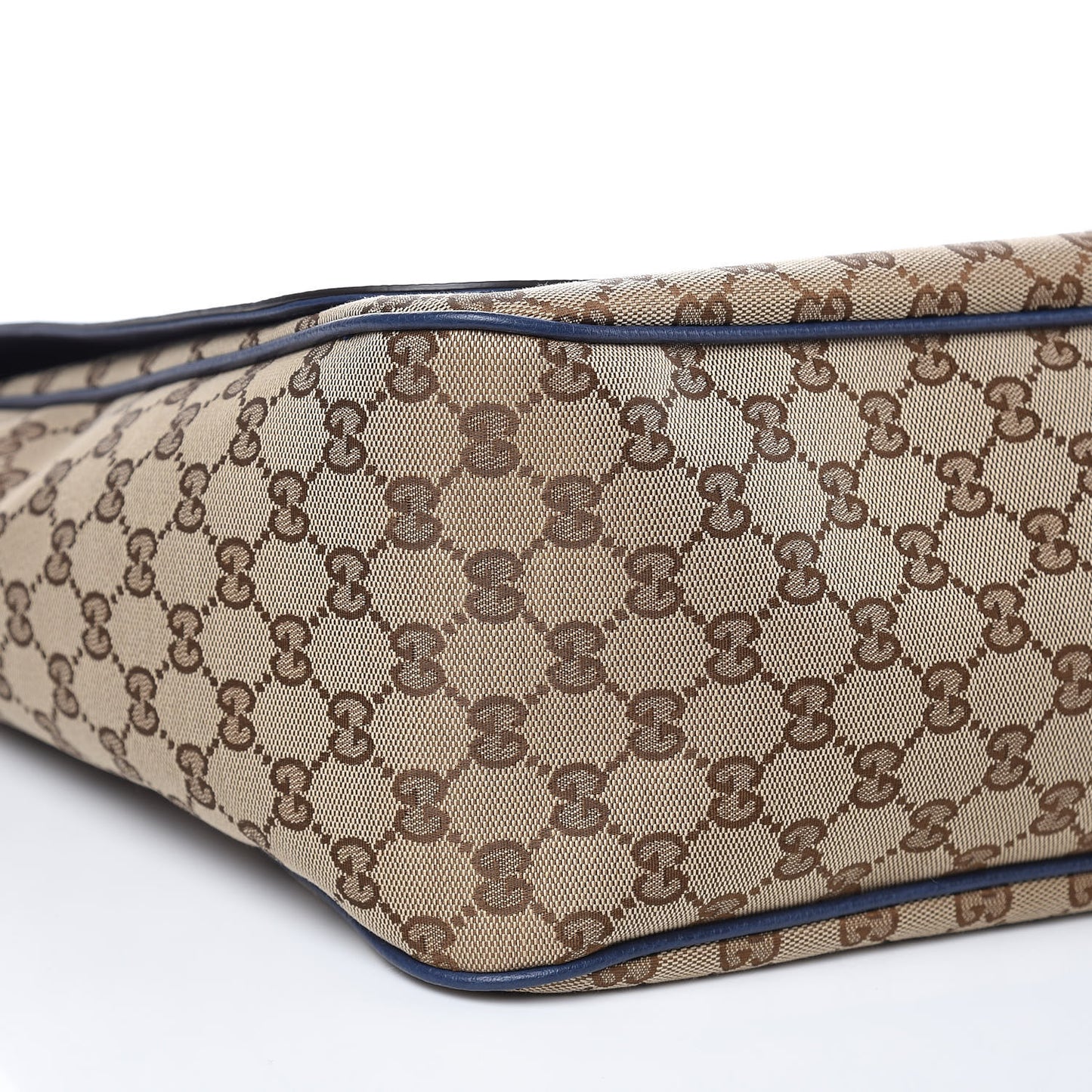 Monogram Convertible Diaper Bag Blue
