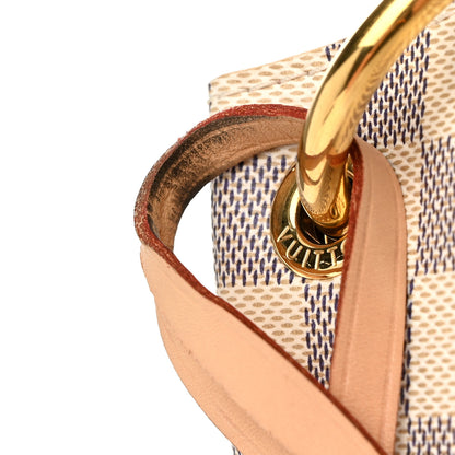 Louis Vuitton Damier Azur Graceful MM Rose Ballerine 10 of 10
