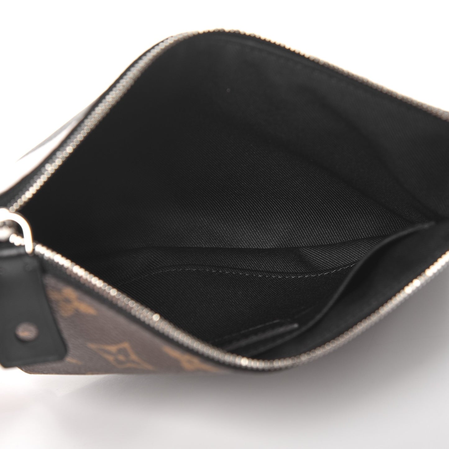 Monogram Stripes Pochette Plate PM