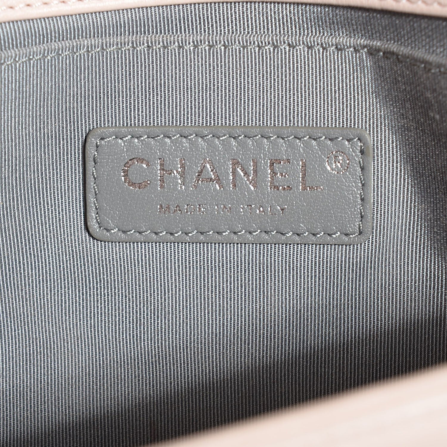 Chanel Calfskin Double Stitch Medium Boy Flap Light Pink 7 of 9