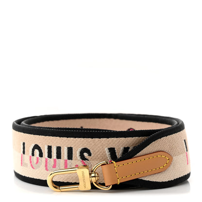 Louis Vuitton Jacquard Speedy Bandouliere 20 Shoulder Strap Black 1 of 4