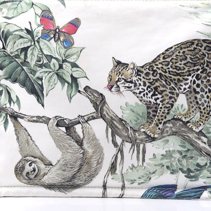 Hermes Toile Flat Equateur Trousse GM 9 of 10