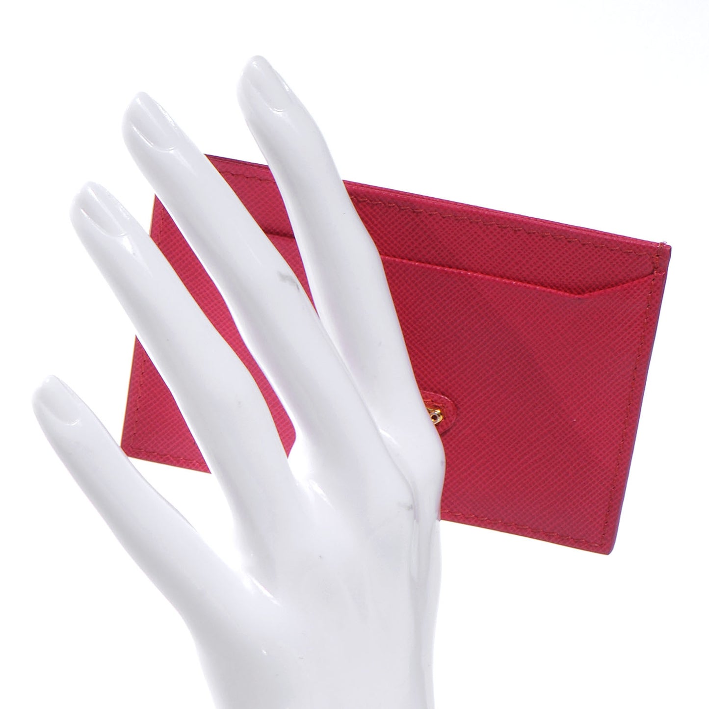 Saffiano Card Case Peonia