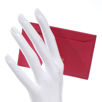 Prada Saffiano Card Case Peonia 2 of 8