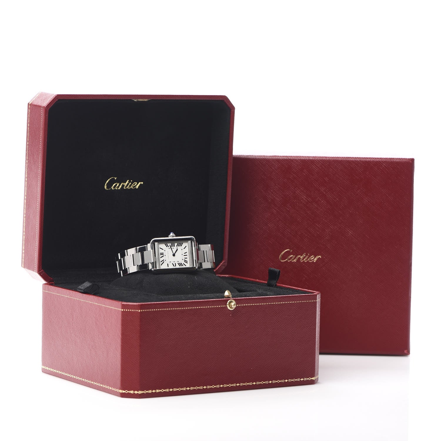 Cartier Stainless Steel 24mm Tank Solo Quartz Watch 8 of 8