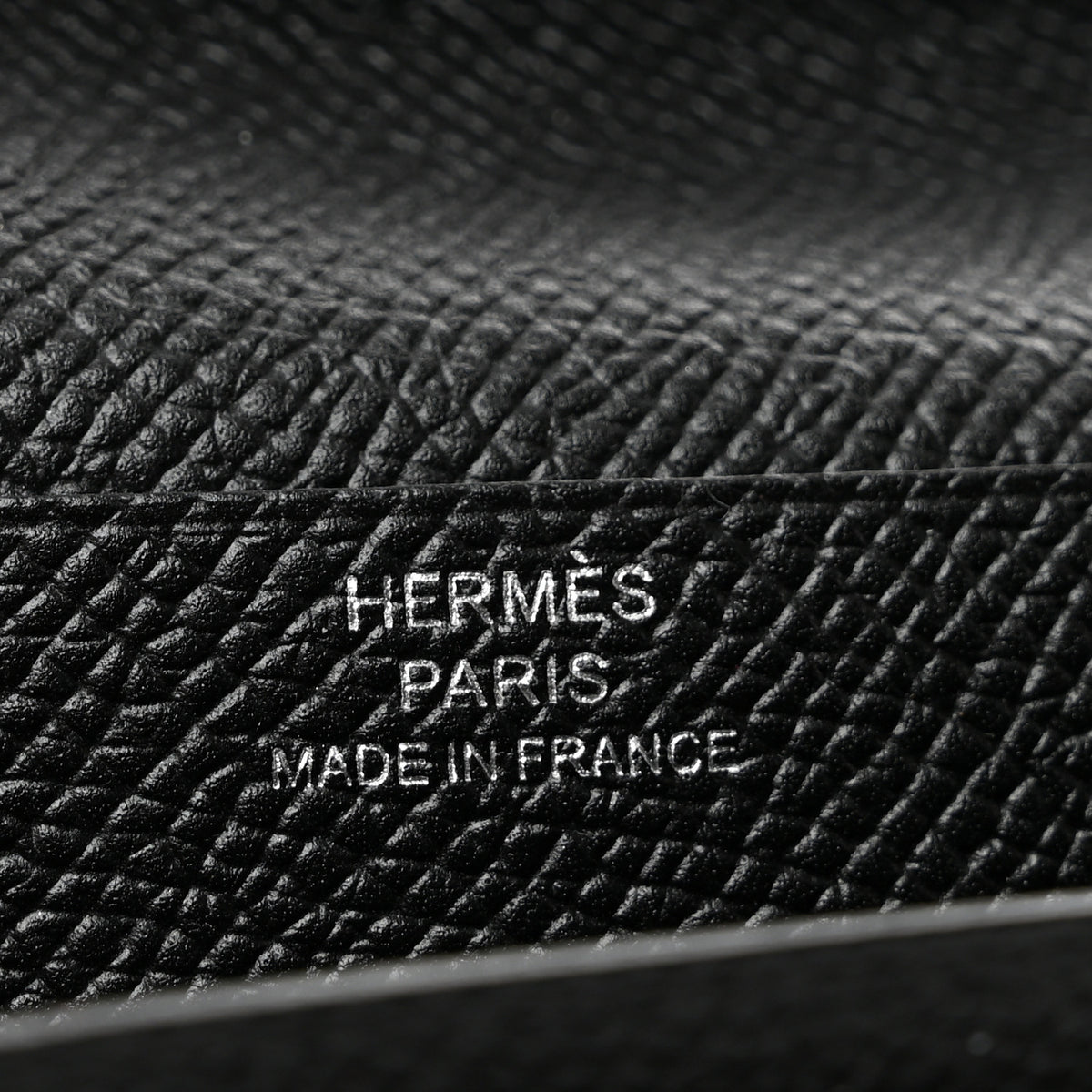 Hermes Epsom Bearn Gusset Wallet Black 6 of 9