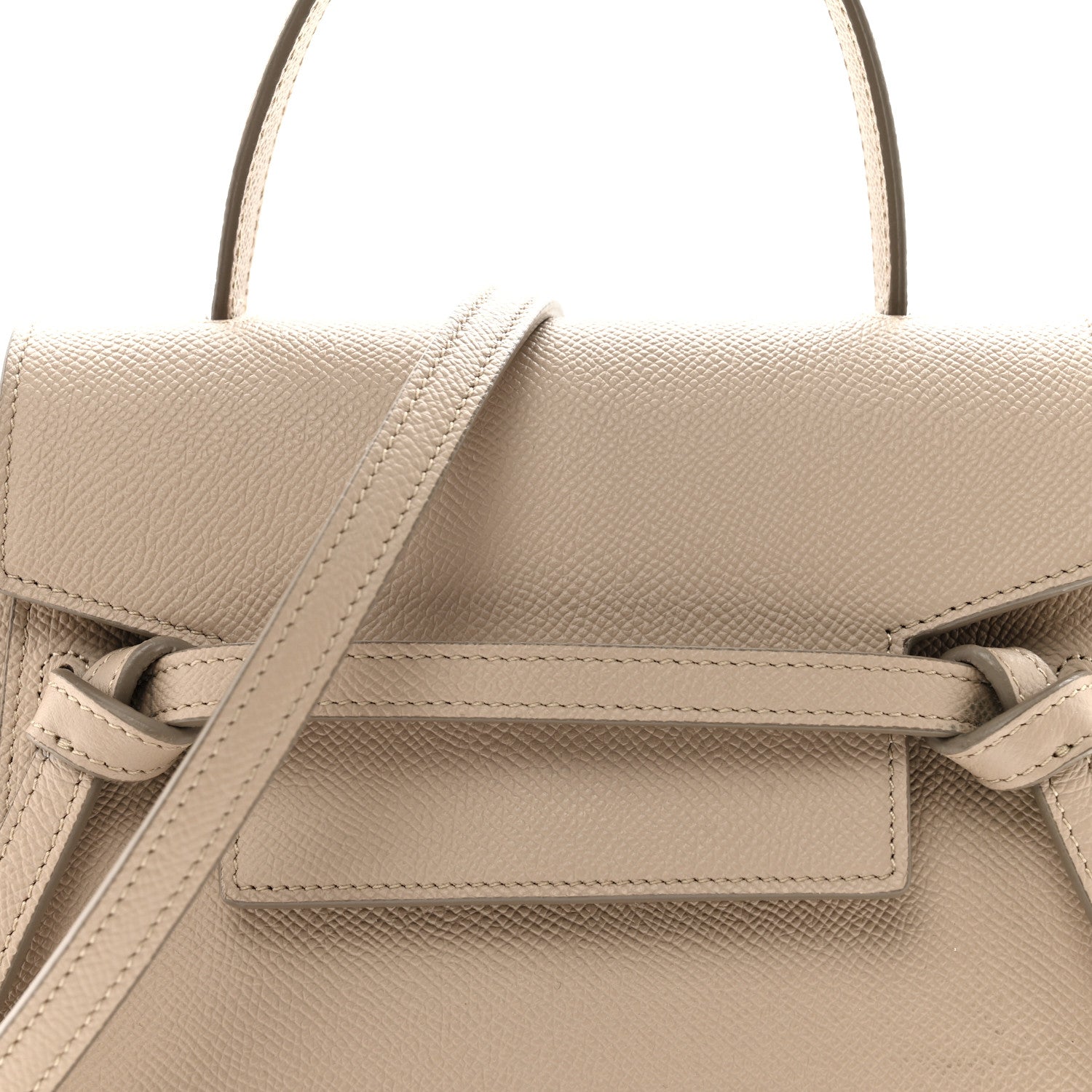 Celine Grained Calfskin Nano Belt Bag Light Taupe 8 of 14