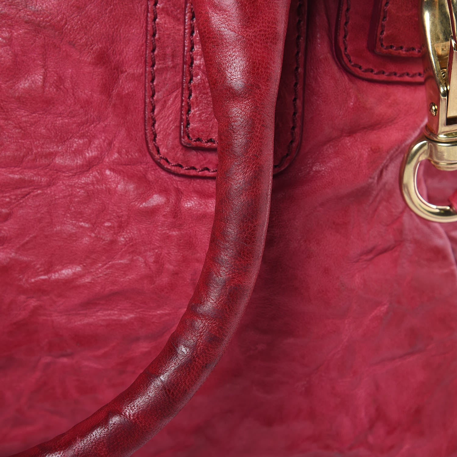 Givenchy Tumbled Sheepskin Medium Pandora Cherry 12 of 17