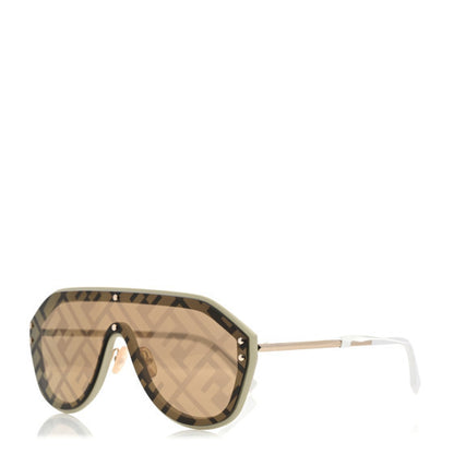 Fendi FF Fabulous Shield Sunglasses FF M0039/G/S White 1 of 7