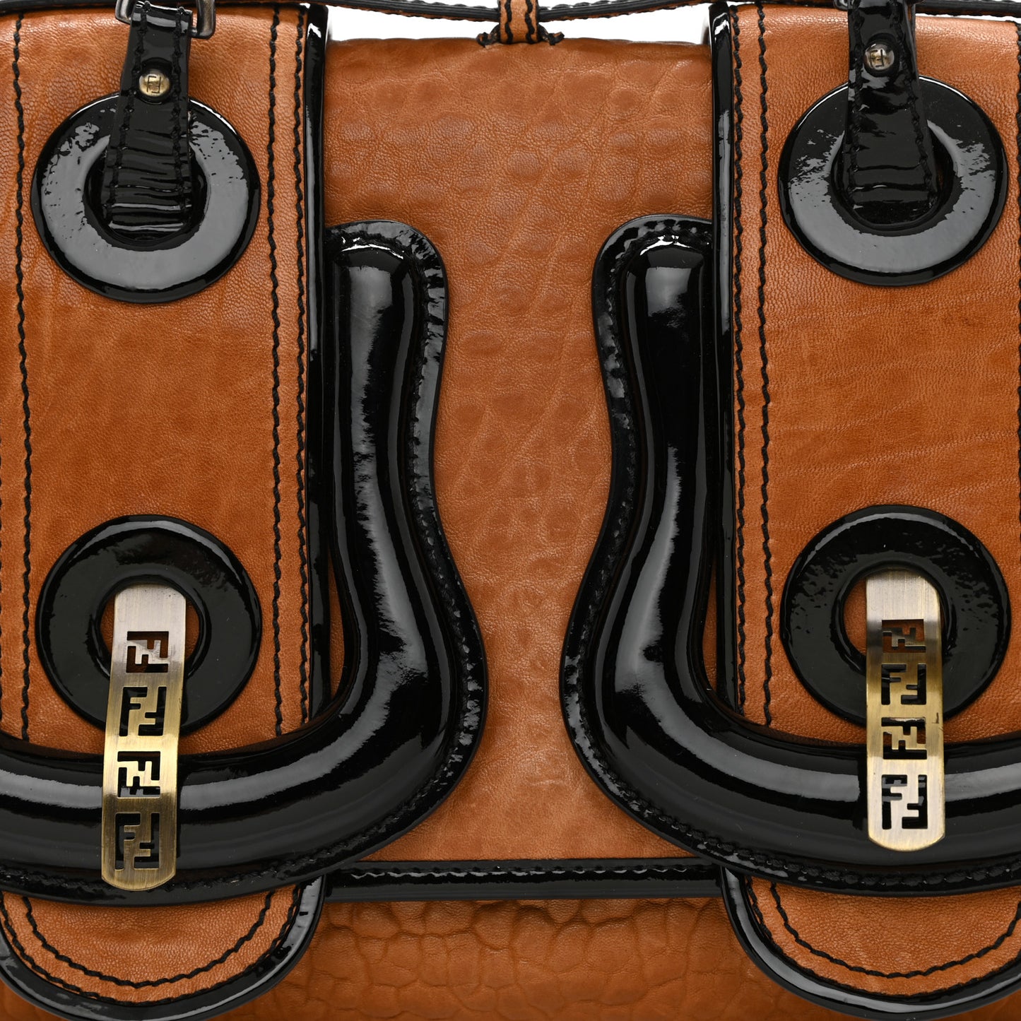 Nappa Patent B Bag Osso Black