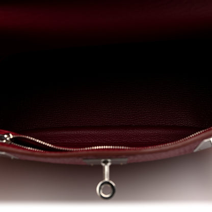 Hermes Taurillon Clemence Jypsiere 28 Rubis 5 of 10