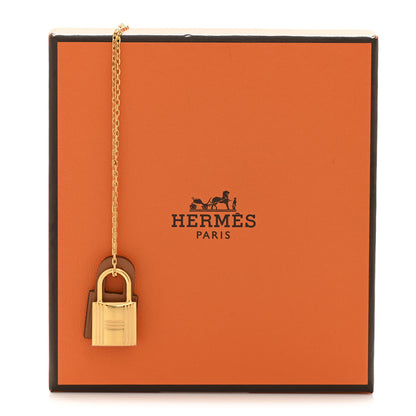 Hermes Swift Small O'Kelly Pendant Necklace Gold 7 of 7