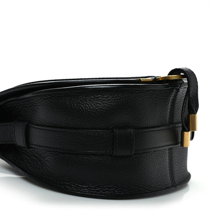 Chloe Grained Calfskin Small Marcie Saddle Bag Black 10 of 12