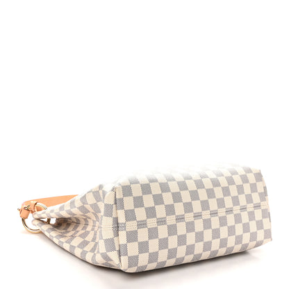Louis Vuitton Damier Azur Graceful PM Rose Ballerine 4 of 9