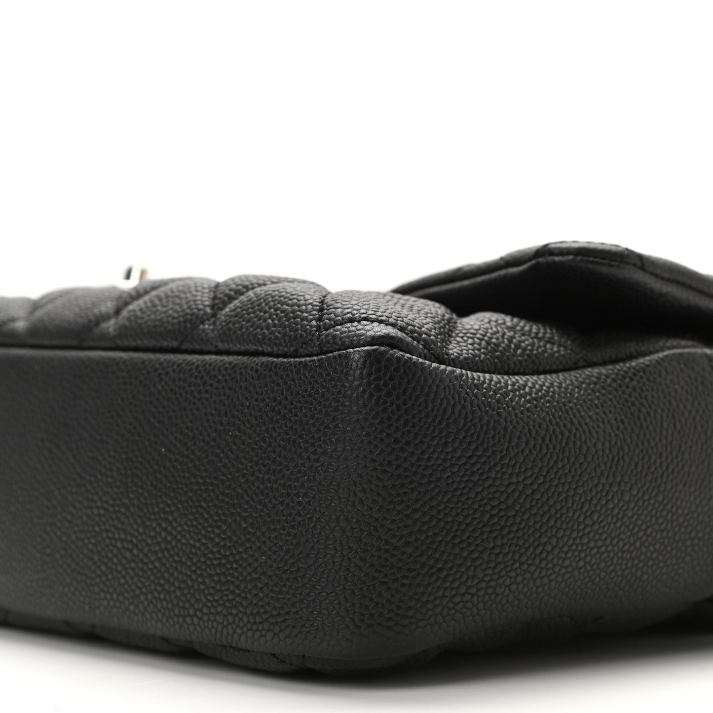 Caviar Quilted Jumbo Easy Flap Black