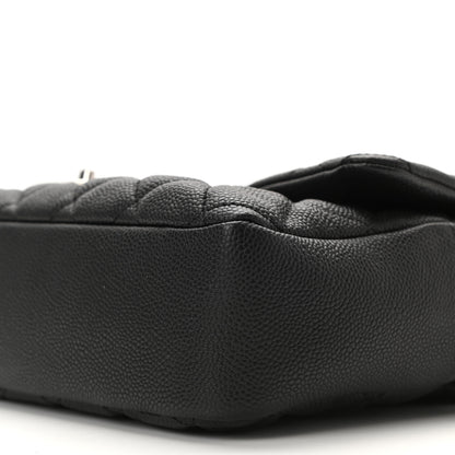 Chanel Caviar Quilted Jumbo Easy Flap Black 10 of 11