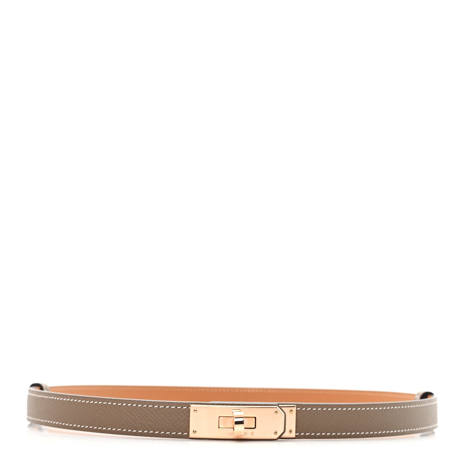 Hermes Epsom Kelly Belt Etoupe 1 of 4