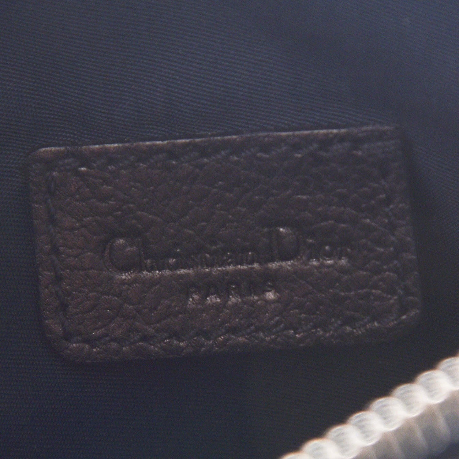 Christian Dior Denim Monogram Mini Saddle Pochette Navy 6 of 8