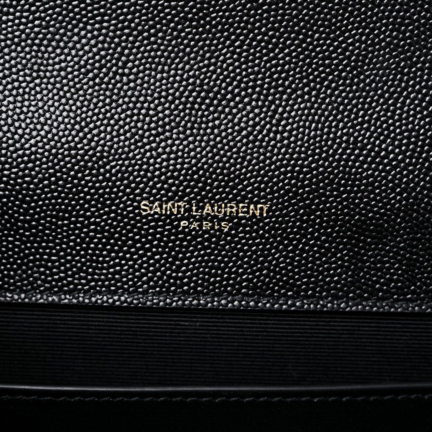 Saint Laurent Grain De Poudre Textured Mixed Matelasse Triquilt Medium Monogram Satchel Black 6 of 10