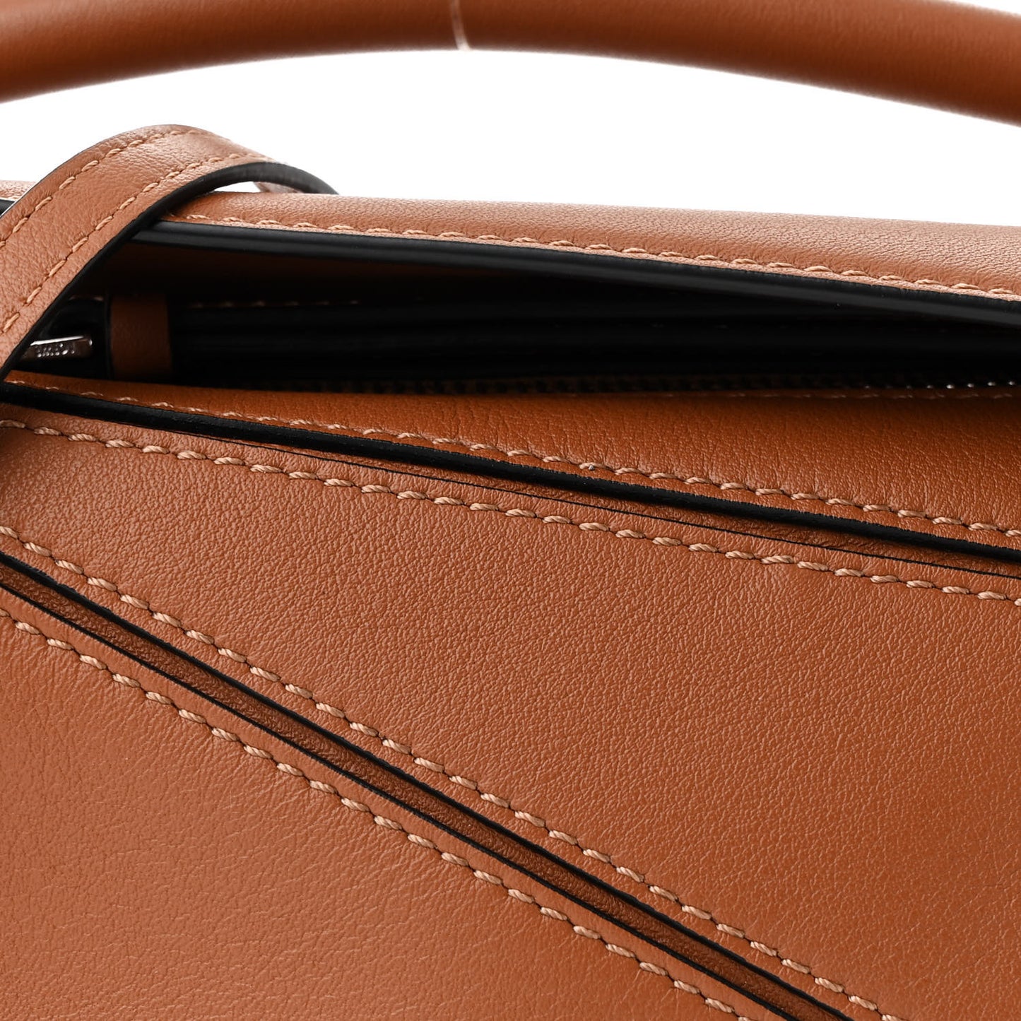 Calfskin Mini Puzzle Bag Tan