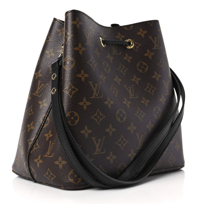 Louis Vuitton Monogram Neonoe MM Black 3 of 8