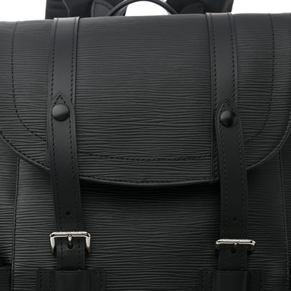 Louis Vuitton Epi Christopher Backpack PM Black 7 of 10