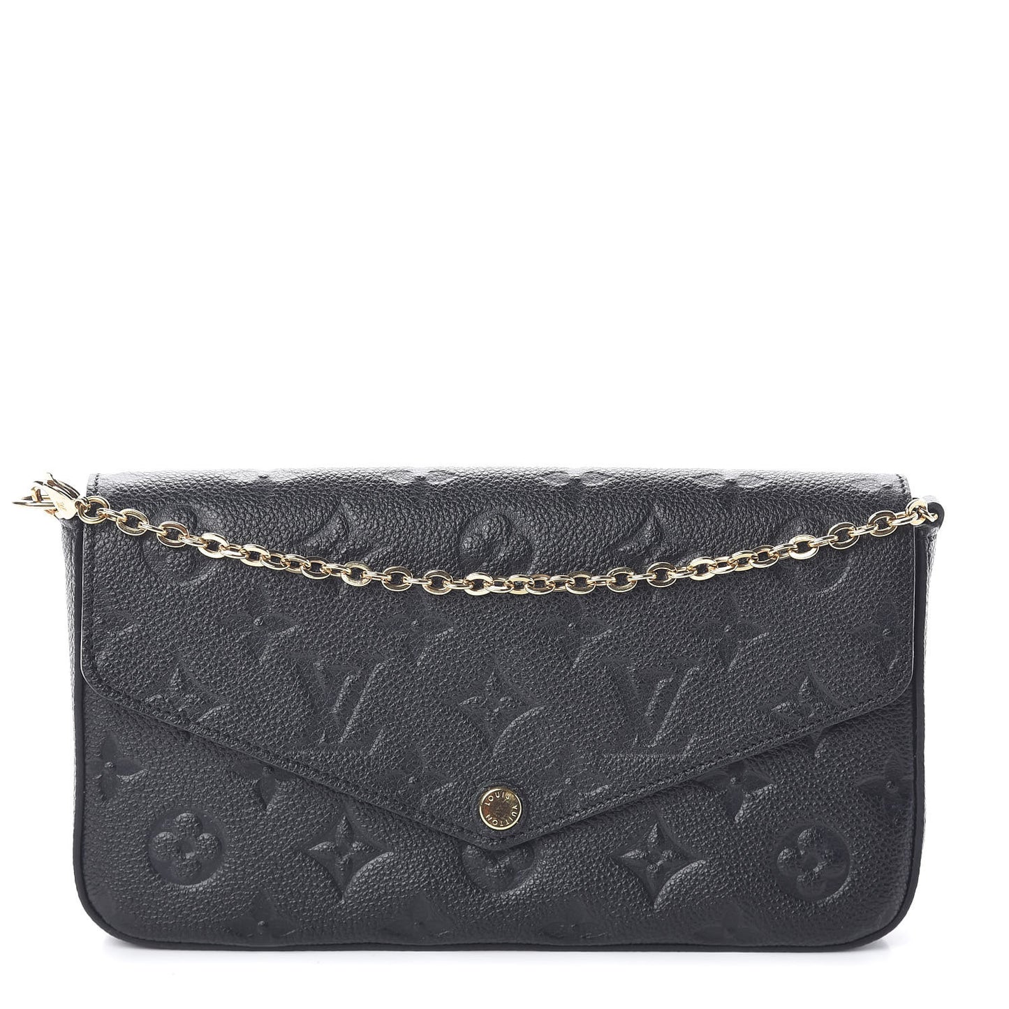 Empreinte Pochette Felicie Chain Wallet Black