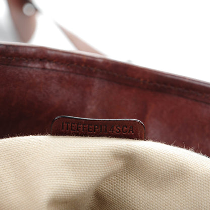Burberry Canvas Mega Check Lowry Brown 10 of 10